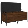 Banc de rangement chêne marron 102x42x45 cm bois d'ingénierie 531892531892