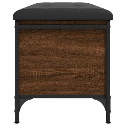 Banc de rangement chêne marron 102x42x45 cm bois d'ingénierie 531892531892