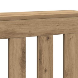 Cache-radiateur chêne artisanal 149x20x82 cm bois d'ingénierie 531896531896