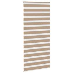 Store zèbre marron sable largeur du tissu 110,9 cm polyester 531898531898