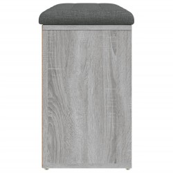 Banc à chaussures sonoma gris 82x32x50 cm bois d'ingénierie 531901531901