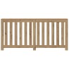 Cache-radiateur chêne artisanal 175x20x82 cm bois d'ingénierie 531905531905