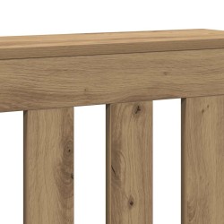 Cache-radiateur chêne artisanal 175x20x82 cm bois d'ingénierie 531905531905