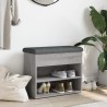 Banc à chaussures sonoma gris 62x32x50 cm bois d'ingénierie 531908531908