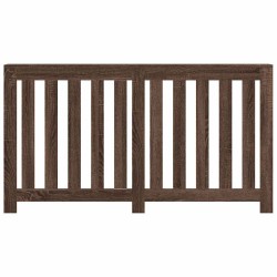 Cache-radiateur chêne marron 149x20x82 cm bois d'ingénierie 531916531916