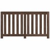 Cache-radiateur chêne marron 149x20x82 cm bois d'ingénierie 531916531916