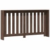 Cache-radiateur chêne marron 149x20x82 cm bois d'ingénierie 531916531916
