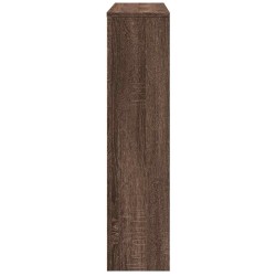 Cache-radiateur chêne marron 149x20x82 cm bois d'ingénierie 531916531916