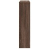 Cache-radiateur chêne marron 149x20x82 cm bois d'ingénierie 531916531916