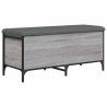 Banc de rangement sonoma gris 102x42x45 cm bois d'ingénierie 531921531921