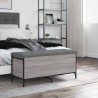 Banc de rangement sonoma gris 102x42x45 cm bois d'ingénierie 531921531921