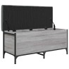 Banc de rangement sonoma gris 102x42x45 cm bois d'ingénierie 531921531921