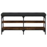 Banc à chaussures chêne fumé 102x32x47 cm bois d'ingénierie 531925531925