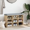 Banc à chaussures Chêne Sonoma 82x32x50 cm Bois d'ingénierie 531928531928