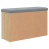 Banc à chaussures Chêne Sonoma 82x32x50 cm Bois d'ingénierie 531928531928