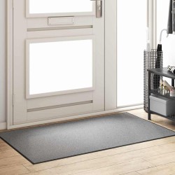 Tapis d'entrée Gris et Noir 90 x 150 cm 100% Polyamide 531942531942