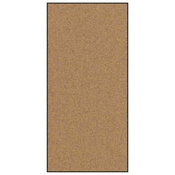 Tapis d'entrée Crème et noir 120 x 250 cm Polyamide et PVC 531950531950