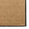 Tapis d'entrée Crème et noir 120 x 250 cm Polyamide et PVC 531950531950
