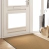 Tapis d'entrée Crème et noir 120 x 350 cm Polyamide et PVC 531953531953