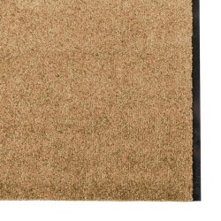 Tapis d'entrée Crème et noir 120 x 350 cm Polyamide et PVC 531953531953