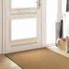 Tapis d'entrée Crème et noir 120 x 300 cm Polyamide et PVC 531954531954
