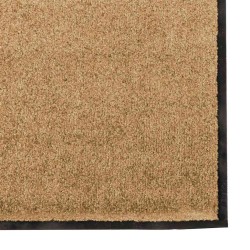 Tapis d'entrée Crème et noir 120 x 300 cm Polyamide et PVC 531954531954