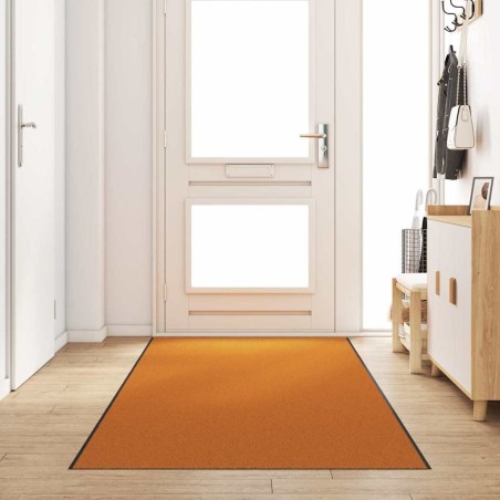 Tapis d'entrée Orange et Noir 120 x 400 cm Polyamide et PVC 531959531959