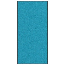 Tapis d'entrée Autre Cyan et Noir 120 x 250 cm Polyamide et PVC 531960531960