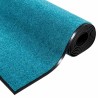 Tapis d'entrée Autre Cyan et Noir 120 x 250 cm Polyamide et PVC 531960531960
