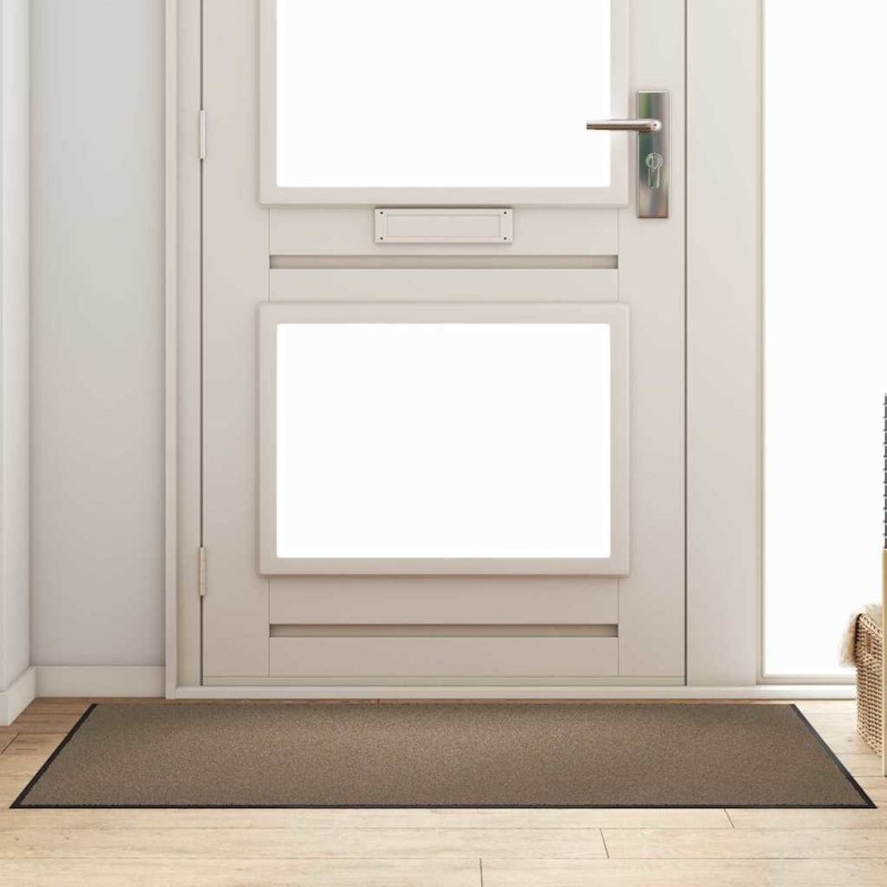 Tapis d'entrée Beige et Noir 90 x 150 cm 100% Polyamide 531965531965