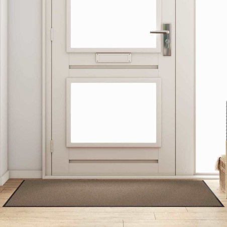 Tapis d'entrée Beige et Noir 90 x 150 cm 100% Polyamide 531965531965