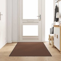Tapis d'entrée Marron et Noir 120 x 250 cm 100% Polyamide 531981531981