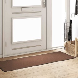 Tapis d'entrée Marron et Noir 60 x 180 cm 100% Polyamide 531985531985