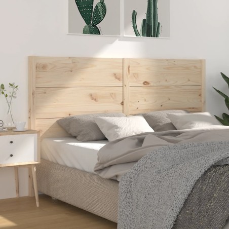  Tête de lit 166x4x100 cm Bois massif de pin 
