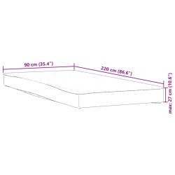 Protège-matelas blanc 90x220 cm imperméable 532006532006
