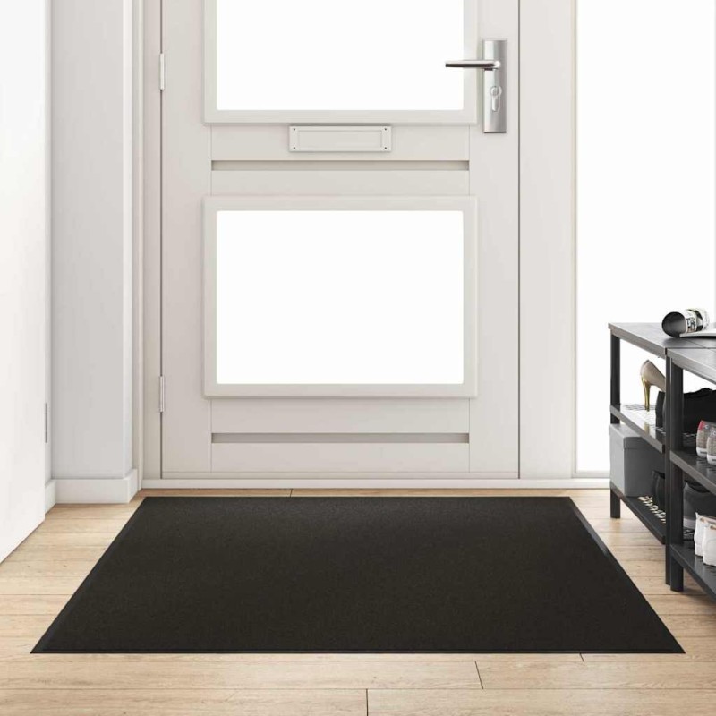 Tapis d'entrée Noir 120 x 180 cm 100% Polyamide 532016532016