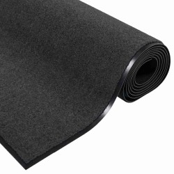 Tapis d'entrée Anthracite et noir 120 x 300 cm 100% Polyamide 532020532020