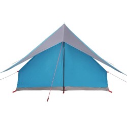 Tente familiale avec toit Bleu et gris 256 x 256 x 185 cm 532022532022
