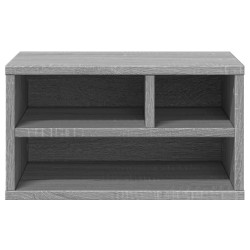 Support d'imprimante sonoma gris 40x32x22,5cm bois d'ingénierie 532035532035