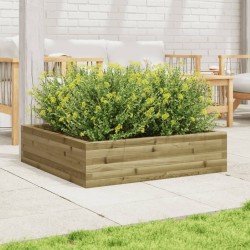 Jardinière 90x90x23 cm bois de pin imprégné 532041532041