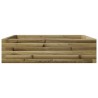 Jardinière 90x90x23 cm bois de pin imprégné 532041532041