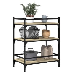 Chariot de cuisine chêne sonoma 65x40x86,5 cm bois d'ingénierie 532043532043