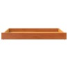Tiroirs de lit de jour 2 pcs cire marron bois de pin massif 532045532045