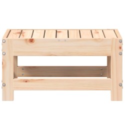 Repose-pied de jardin 62x30x32 cm bois de pin massif 532051532051