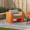 Canapé de jardin cire marron 79x60x62 cm bois de pin massif 532060532060