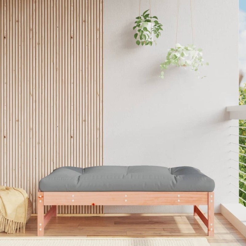 Repose-pied de jardin 120x80 cm massif de douglas 532062532062