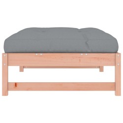 Repose-pied de jardin 120x80 cm massif de douglas 532062532062