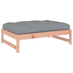 Repose-pied de jardin 120x80 cm massif de douglas 532062532062