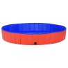 Piscine pliable pour chiens Rouge 200x30 cm PVC 532066532066