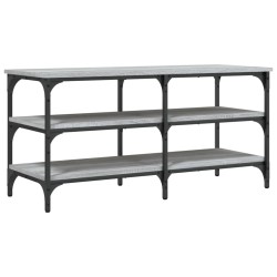 Banc à chaussures sonoma gris 100x38,5x49 cm bois d'ingénierie 532069532069
